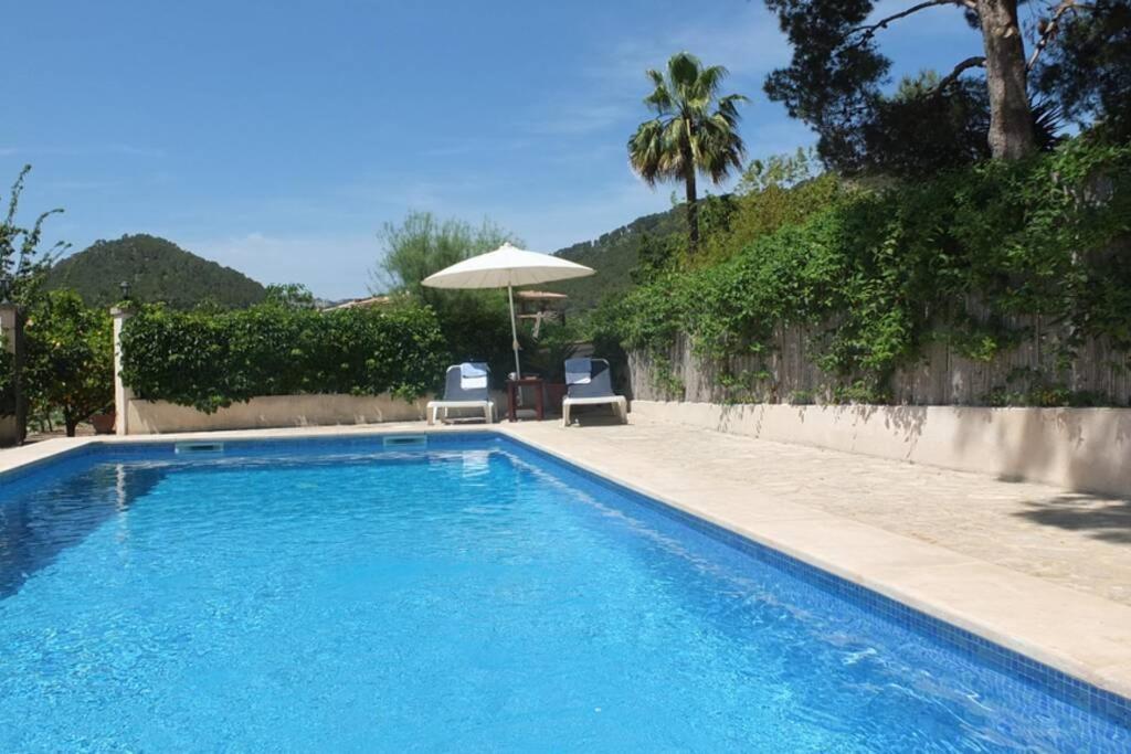 Villa Maria, Bonita Casa Con Jardin Y Piscina Privada En 안드라츠 외부 사진